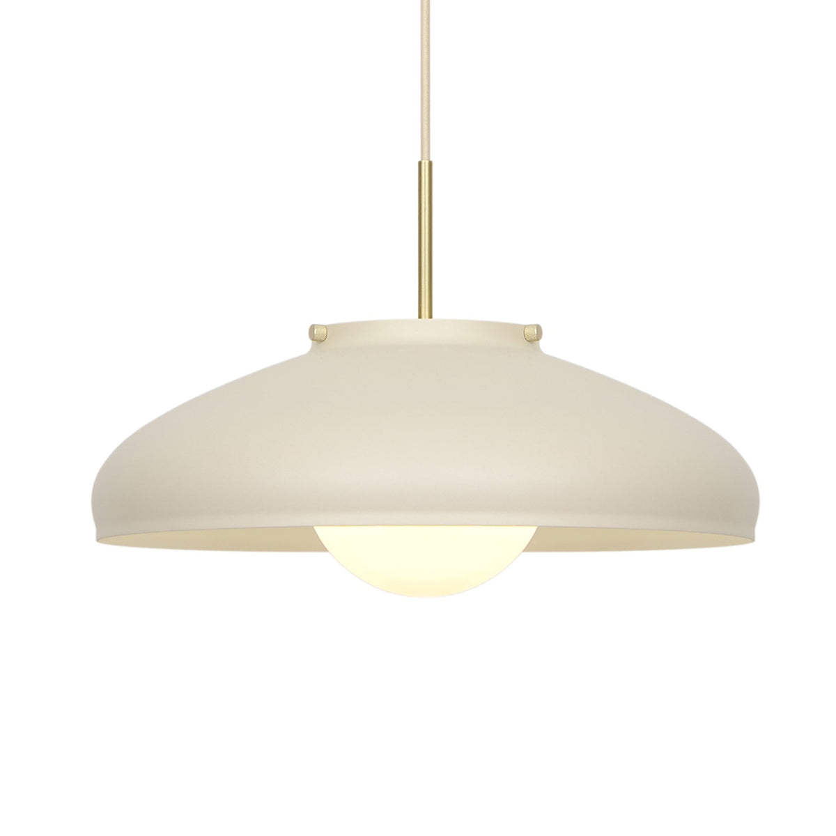 DFTP By Nordlux Latif Pendant in beige with brass detail