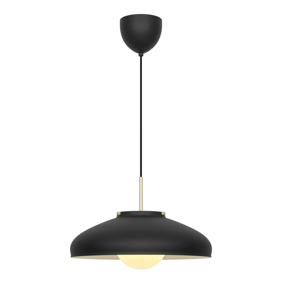 DFTP By Nordlux Latif Pendant in black with brass detail