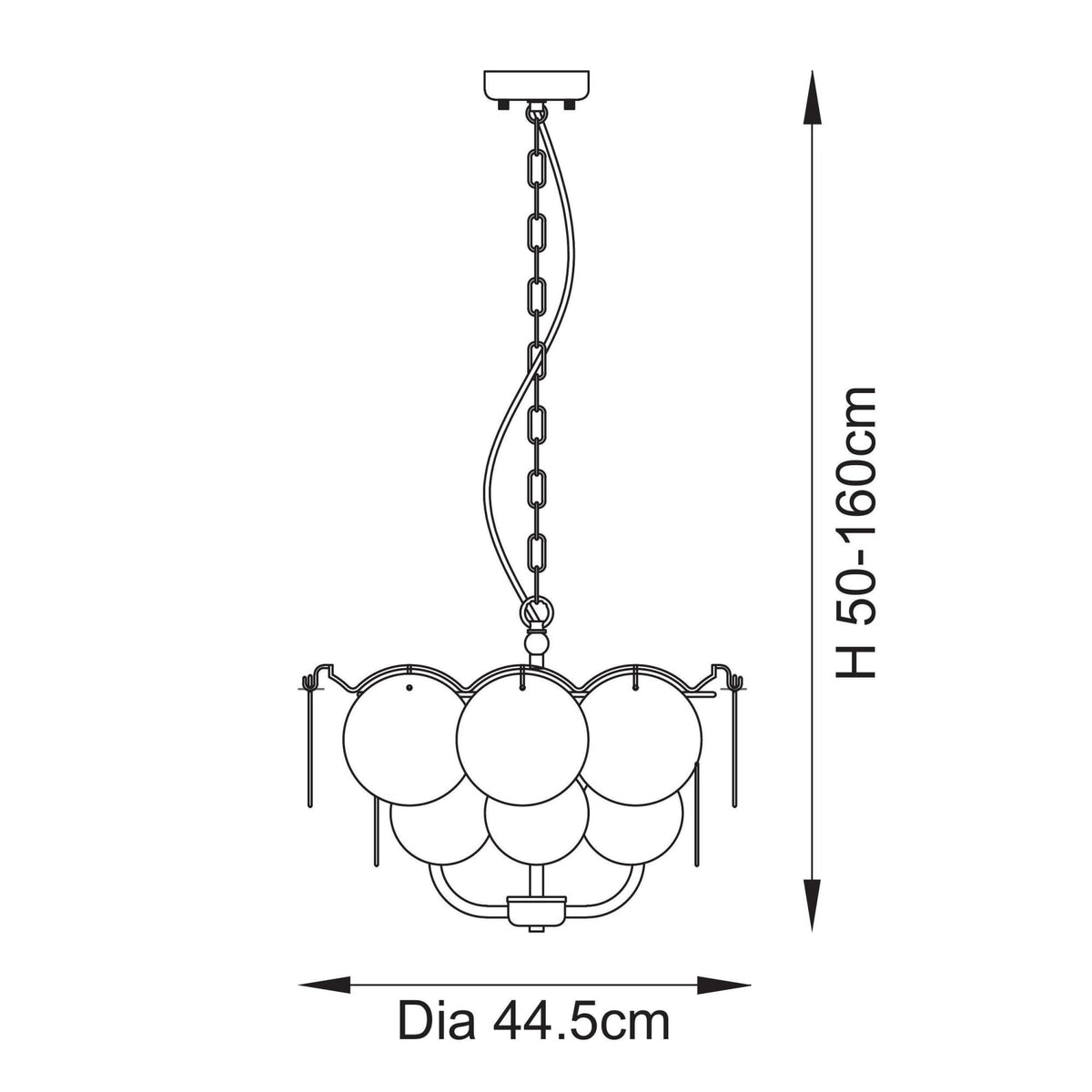 Fiskerton 3 Light Pendant in Brushed Aged Brass & Handmade Champagne Textured Glass Discs