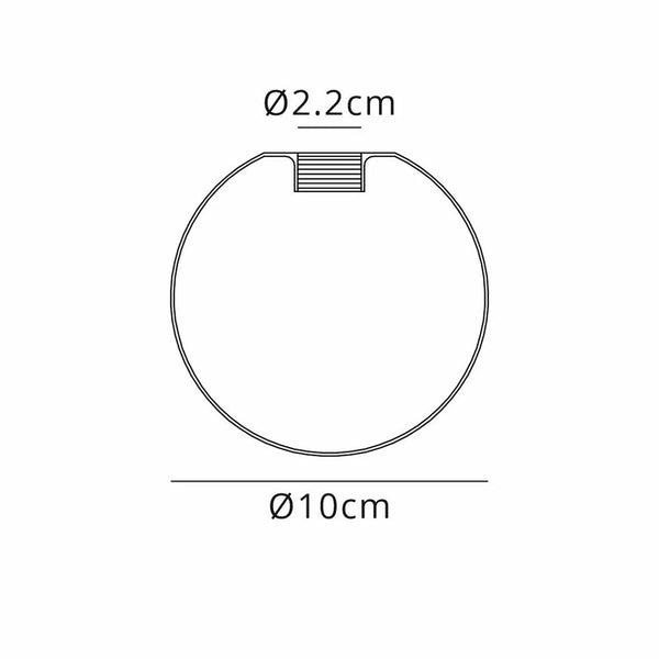 Replacement 100mm Amber Shade for the Lumiere Shute Range