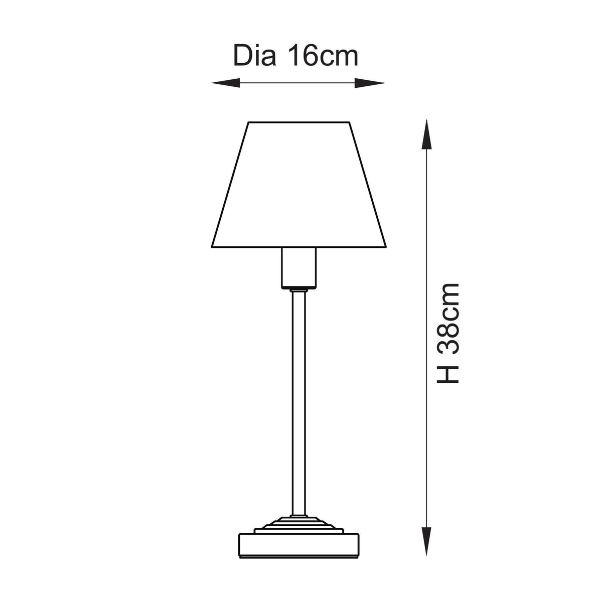 Rise Table Lamp in Vintage Brass with Ikat 16cm Pearl Grey Faux Silk Fabric Shade