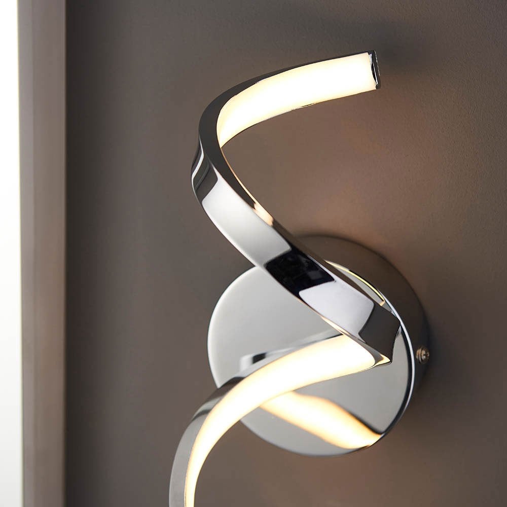 Astral 12w LED IP44 Bathroom Wall Light in Chrome