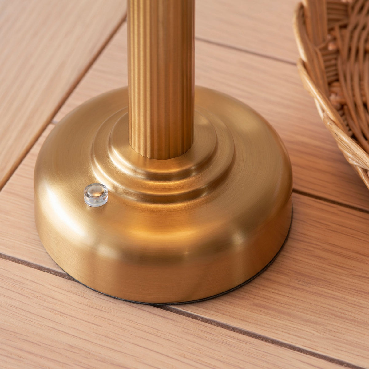 Bridport Rechargeable Table Lamp in Warm Brass Finish