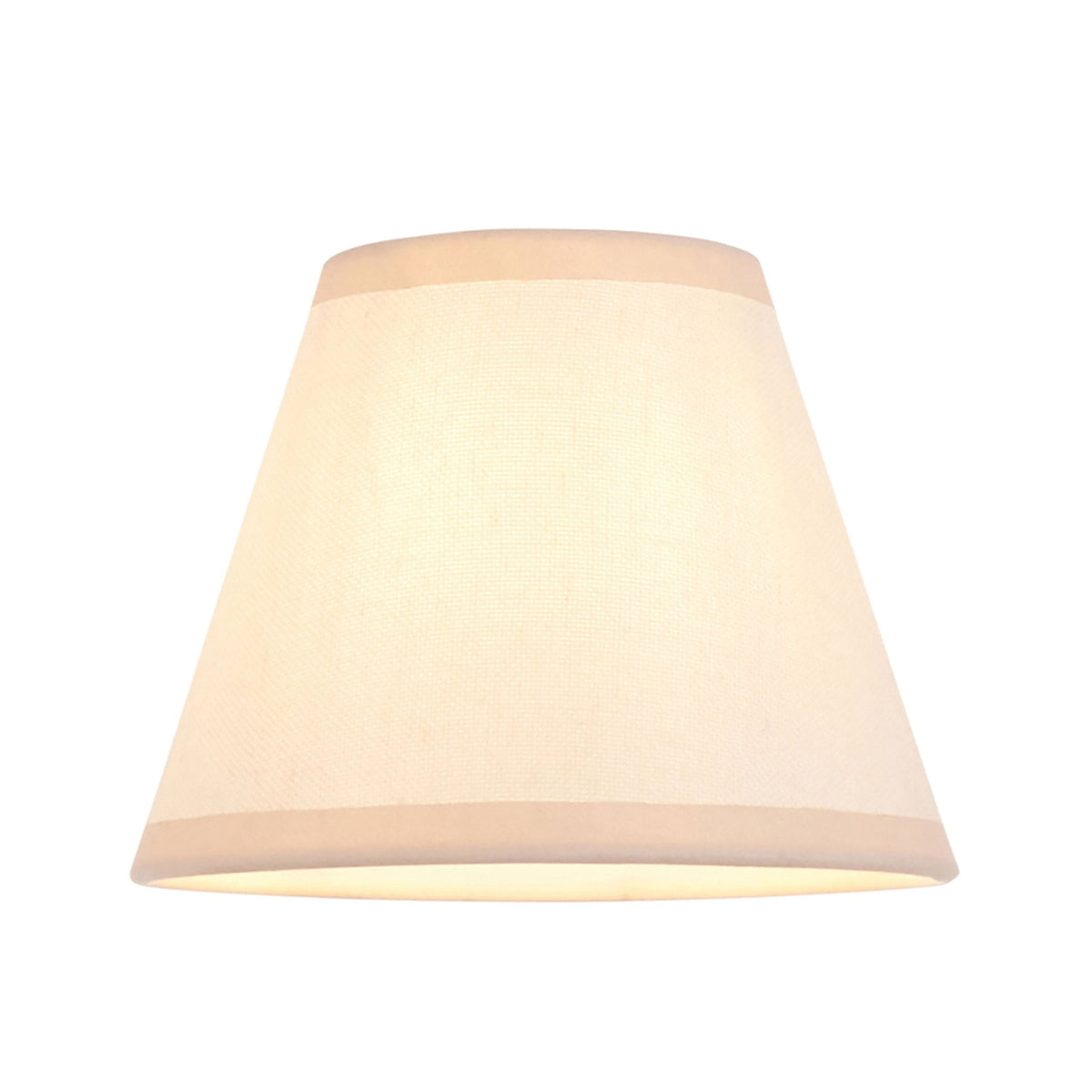 Burley Rechargeable Table Lamp in Brushed Aged Brass with Ivy 16cm Vintage White Shade