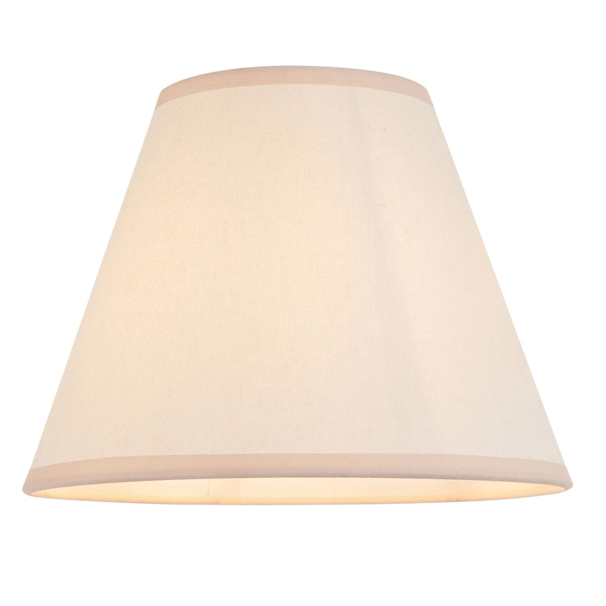 Burley Rechargeable Floor Lamp in Brushed Aged Brass with Ivy 25cm Vintage White Shade