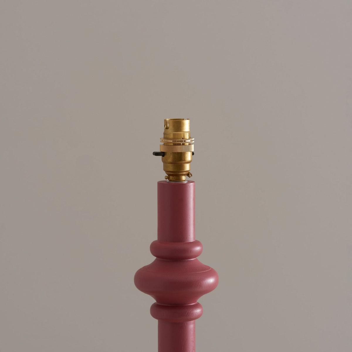 Carnaby Floor Lamp in Satin Pink Clay Painted Finish with Ripple 35cm Coral Pink Faux Linen Fabric Shade