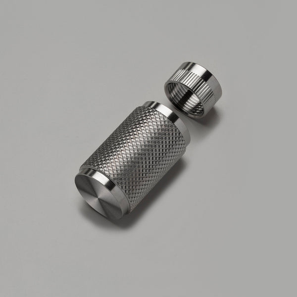 1G Dimmer Knurled Detail Kit in Steel