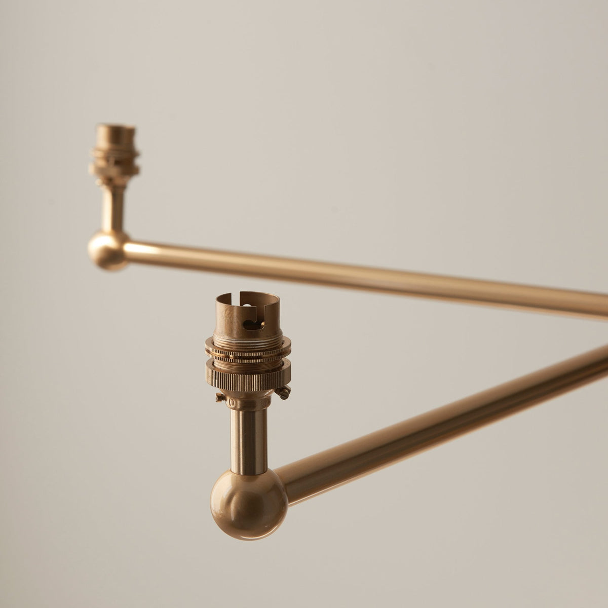 Santiago Five Arm Pendant in Brushed Aged Brass