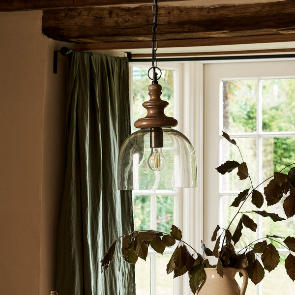 Hardwick Mango Wood Pendant