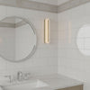 Cavara IP44 LED Bathroom Wall Light in Brass Finish