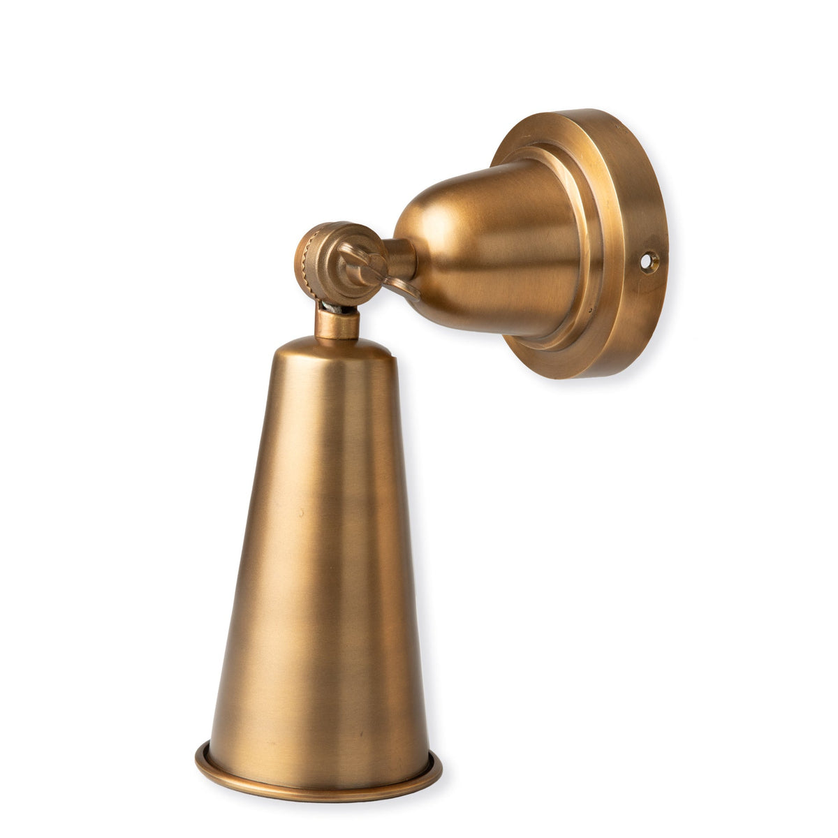 Longborough Wall Spotlight in Antique Brass