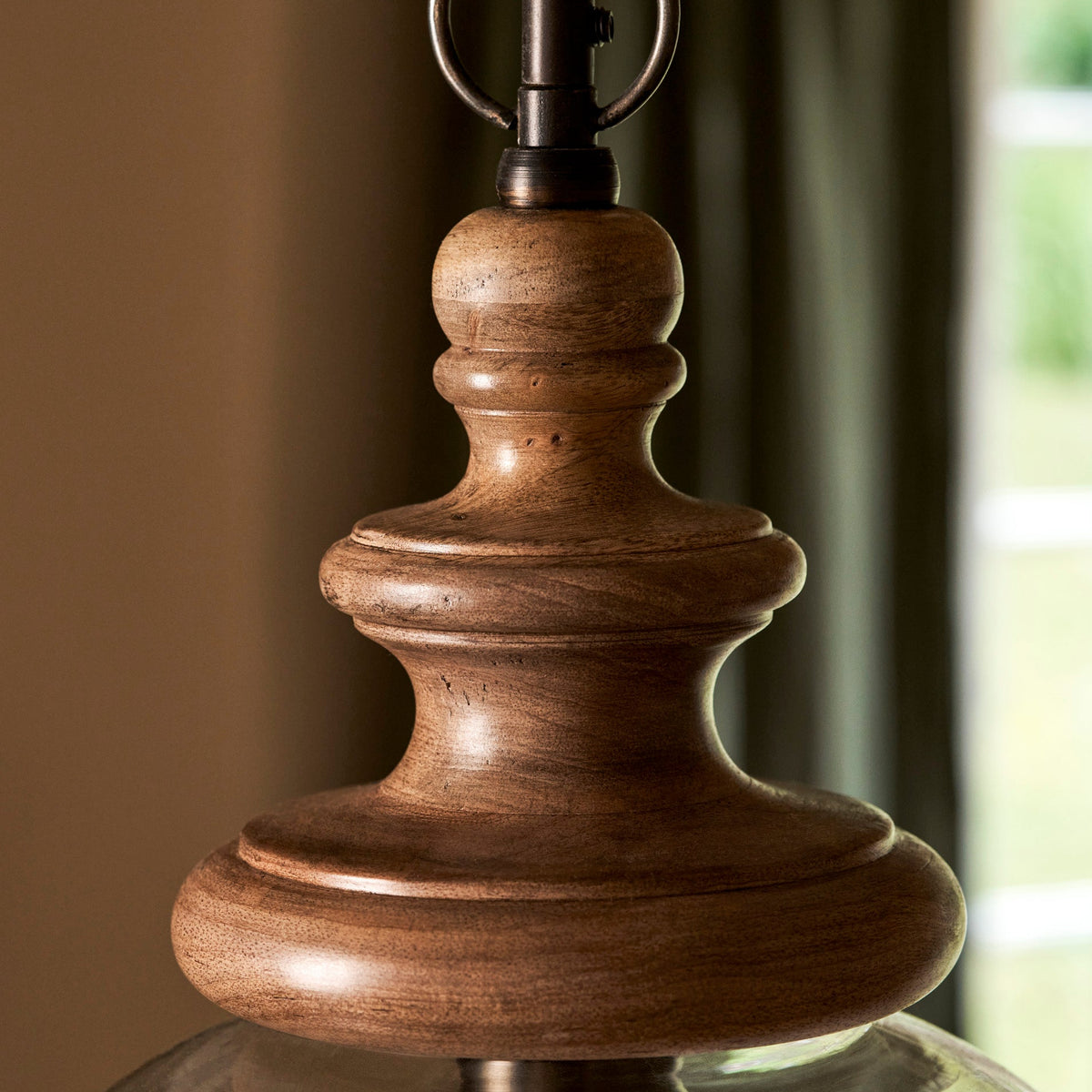 Hardwick Mango Wood Pendant