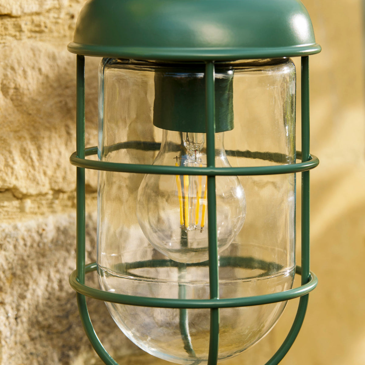 Harbour Outdoor Wall Light in Thistle Green