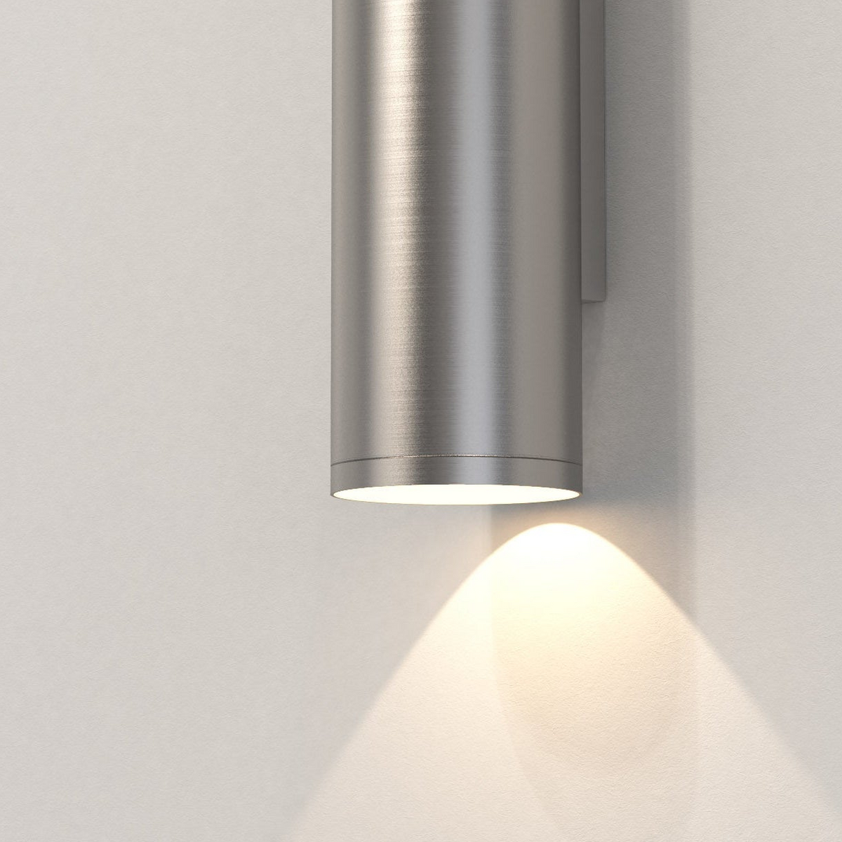 Ava 300 Coastal Up & Down Wall Light in Brushed Stainless Steel