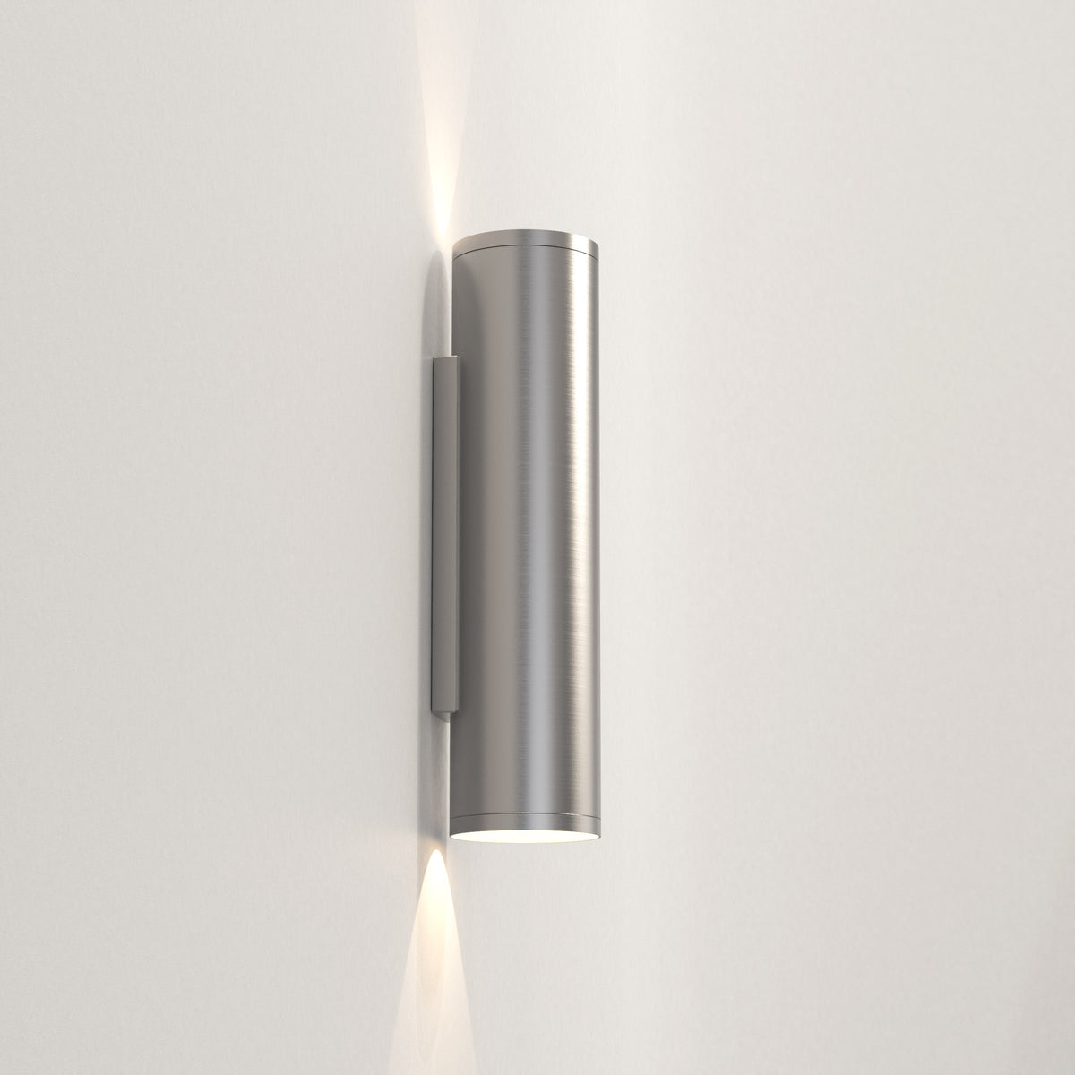 Ava 300 Coastal Up & Down Wall Light in Brushed Stainless Steel