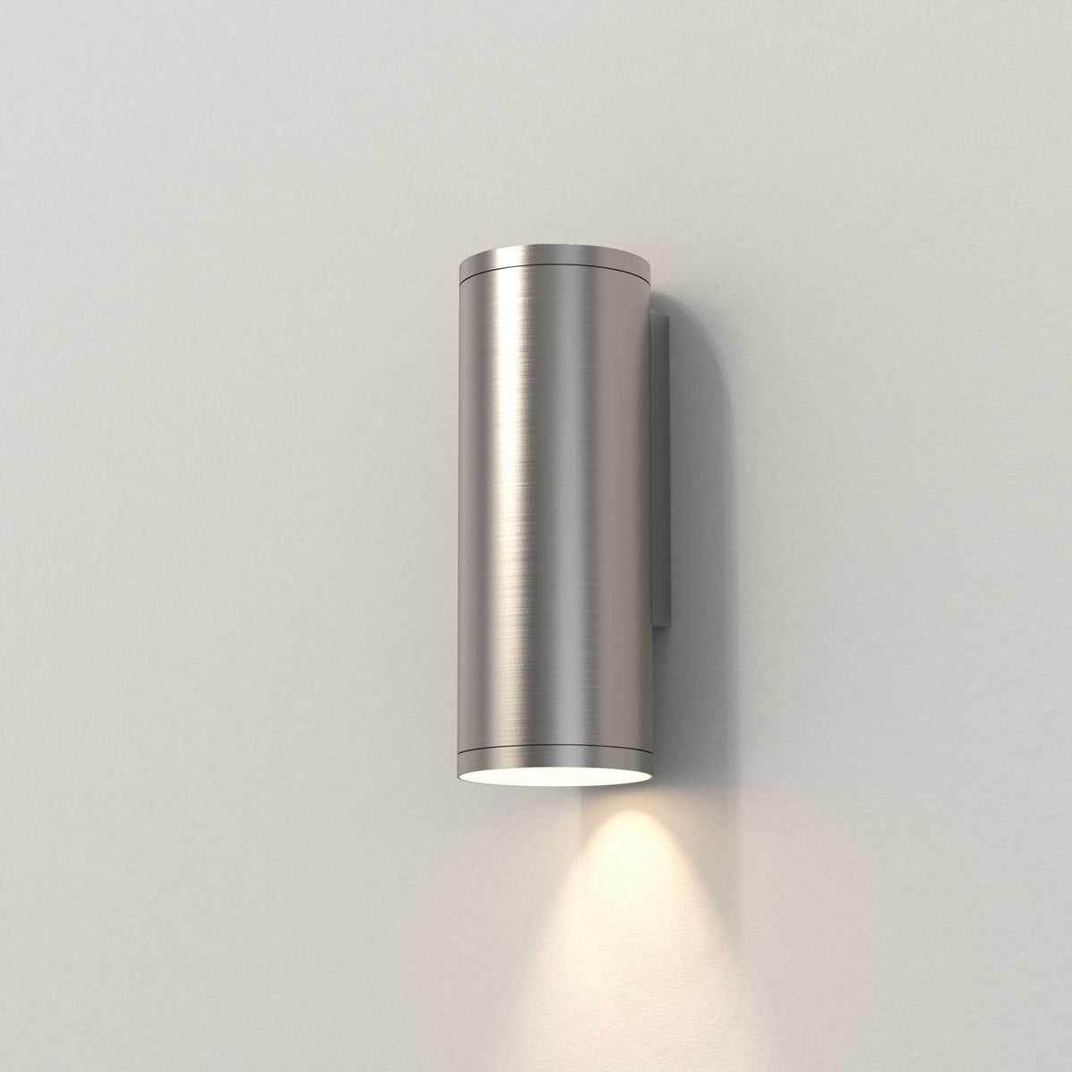 Ava 200 Coastal Wall Light in Brushed Stainless Steel