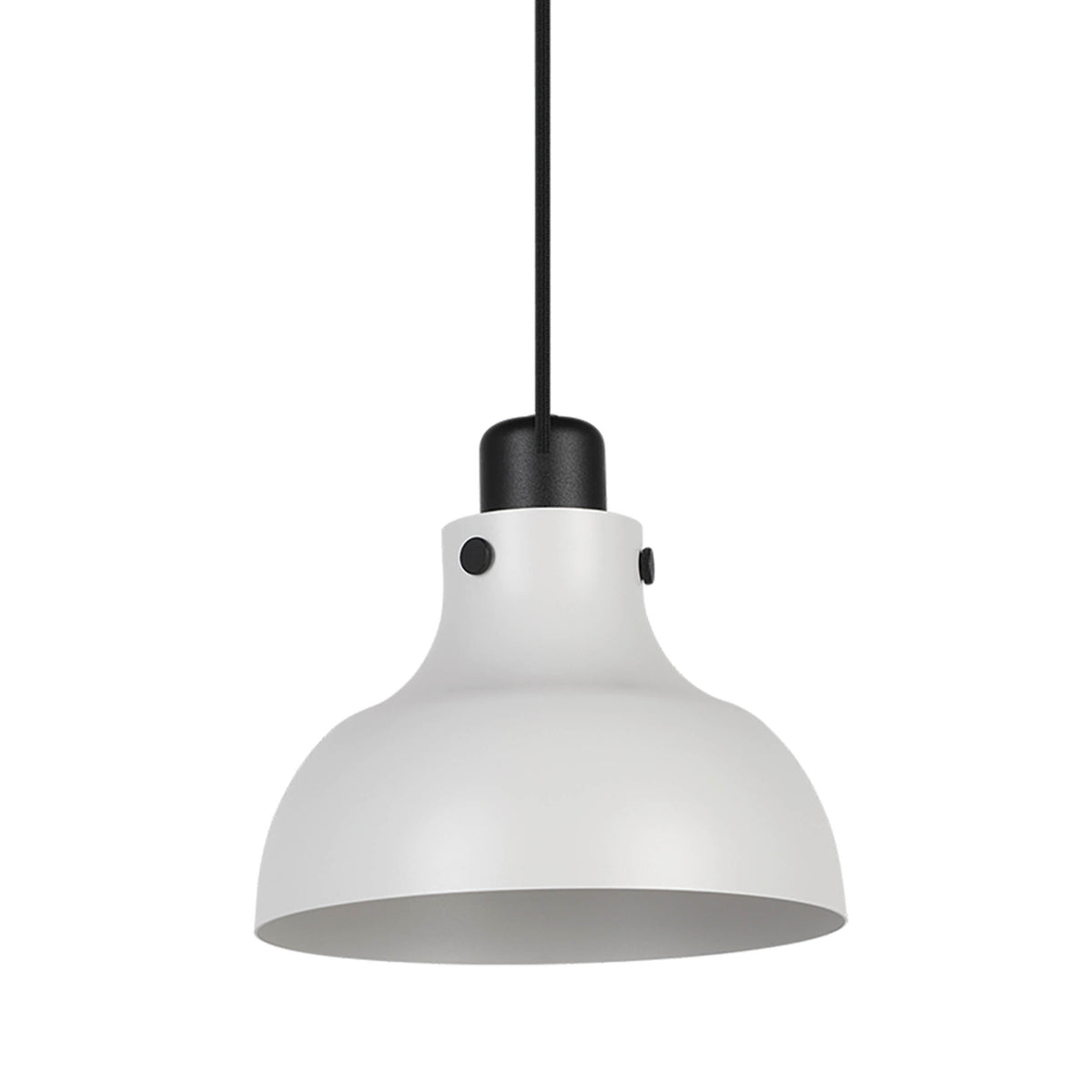 Matlock Triple Drop Linear Pendant in a Black and Pale Grey Finish