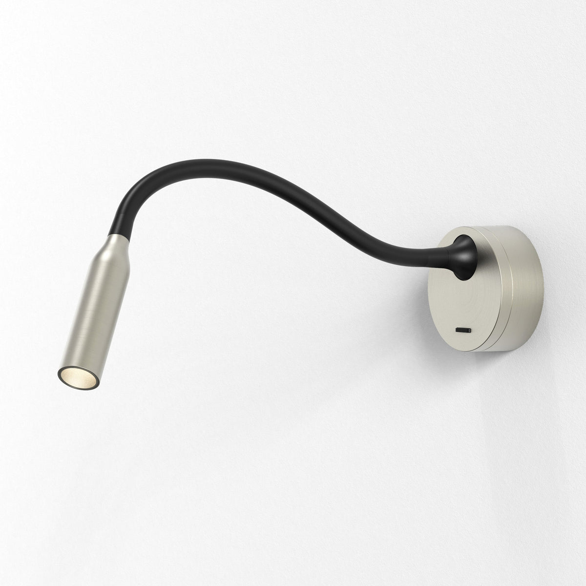 Lucca Surface Switched LED Reading Light in Matt Nickel