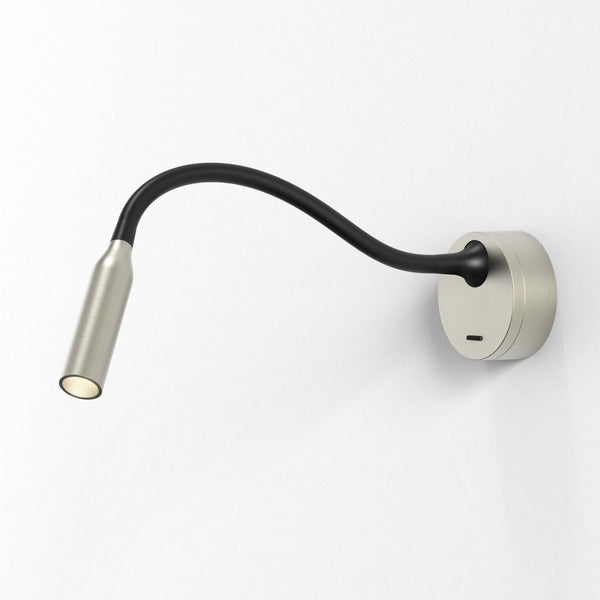 Lucca Surface Switched LED Reading Light in Matt Nickel