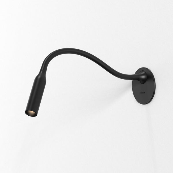 Lucca Recessed Switched LED Reading Light in Matt Black