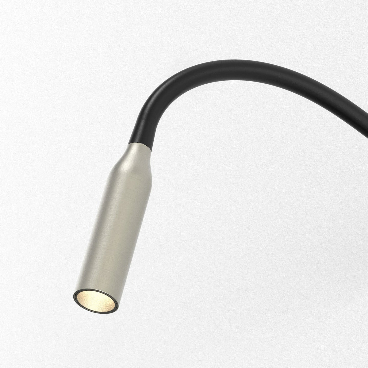 Lucca Recessed Switched LED Reading Light in Matt Nickel