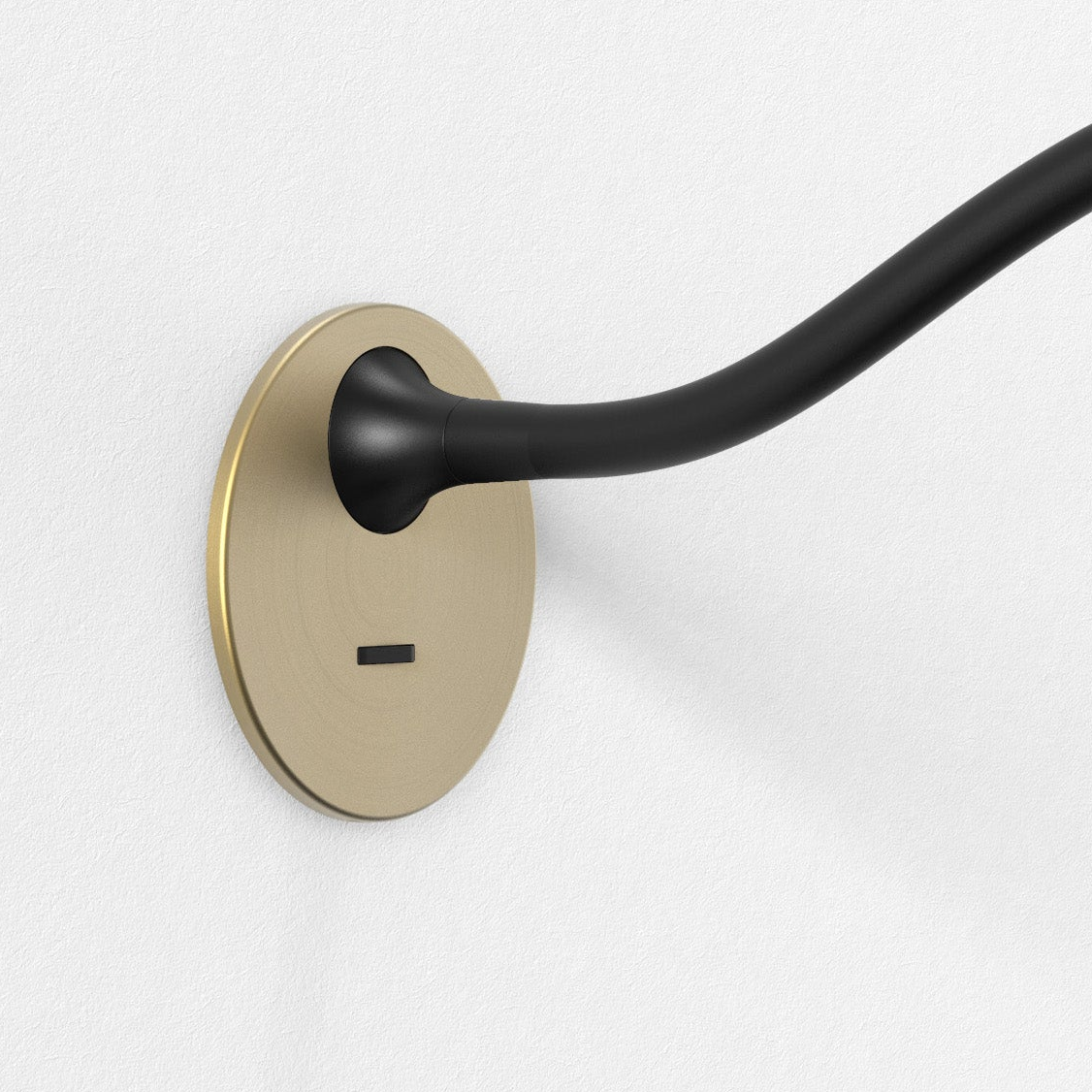 Lucca Recessed Switched LED Reading Light in Matt Gold
