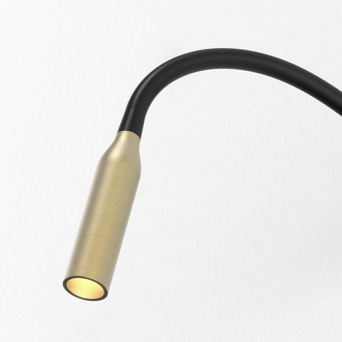 Lucca Recessed Switched LED Reading Light in Matt Gold