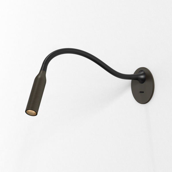 Lucca Recessed Switched LED Reading Light in Bronze