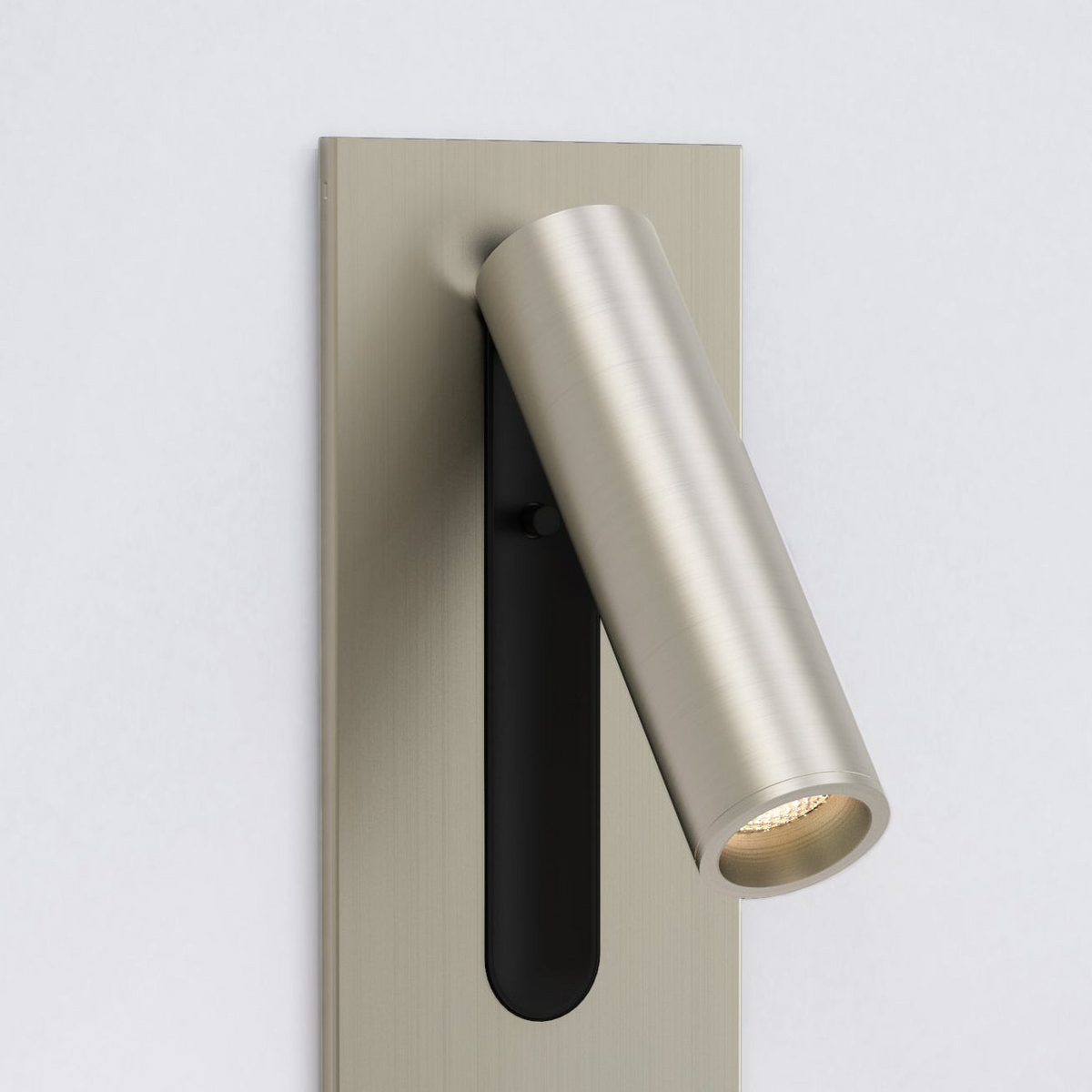Fuse 3 Micro Switched LED Reading Light in Matt Nickel