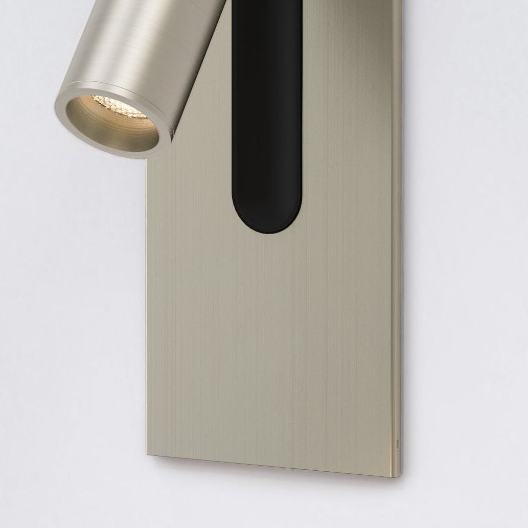 Fuse 3 Micro Switched LED Reading Light in Matt Nickel