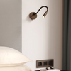 Lucca Surface Switched LED Reading Light in Bronze