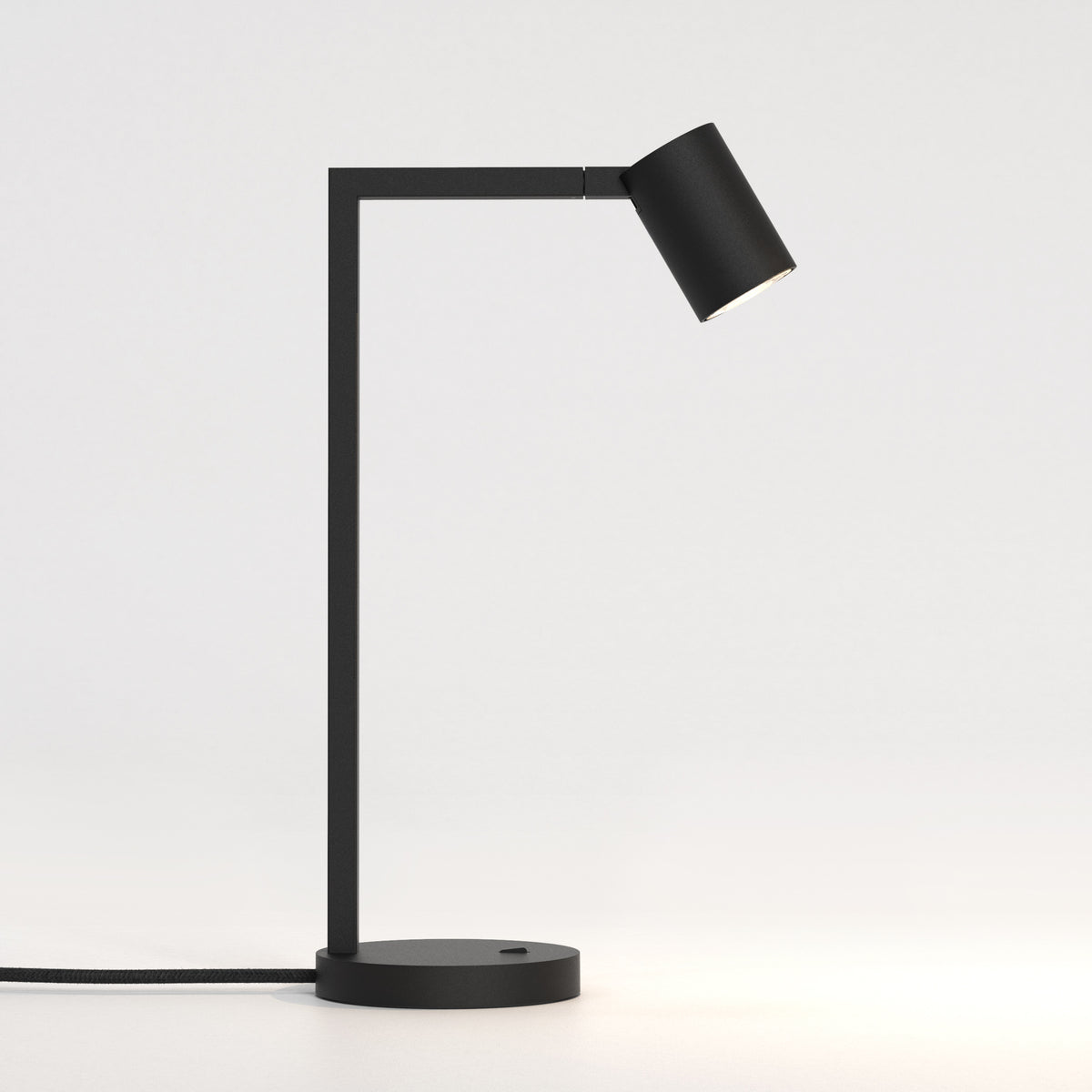 Ascoli Switched Desk Lamp in Matt Black