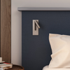 Fuse 3 Micro Switched LED Reading Light in Matt Nickel