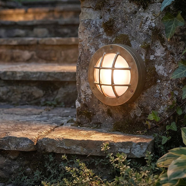 Nautic IP64 Solid Brass Outdoor Wall or Ceiling Light