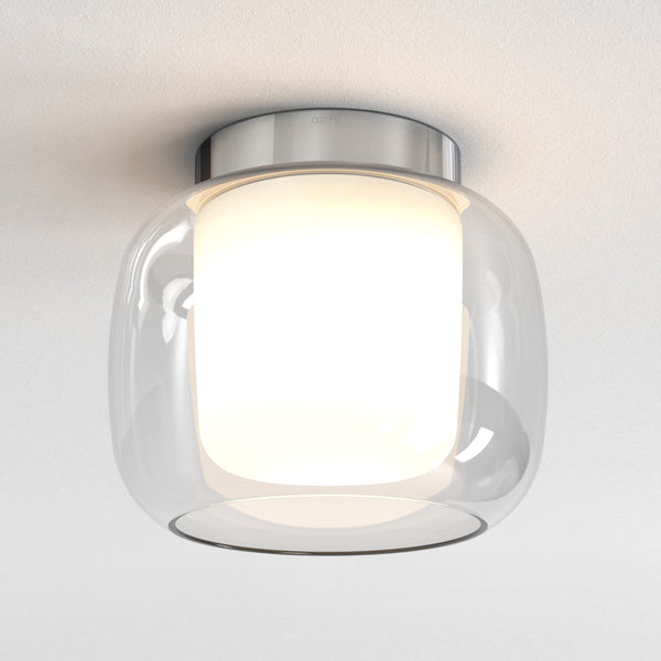 Aquina 240mm IP44 Ceiling Light in Polished Chrome