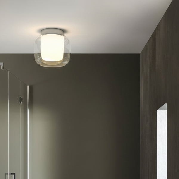 Aquina 240mm IP44 Ceiling Light in Polished Chrome