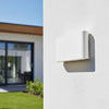 Algarve Exterior IP54 Up and Down CCT LED Wall Light in White
