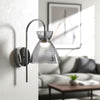 Royale LED Wall Light in Chrome with Smoked Decorative Glass