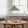 Garcia Single Drop Pendant in Brushed Steel