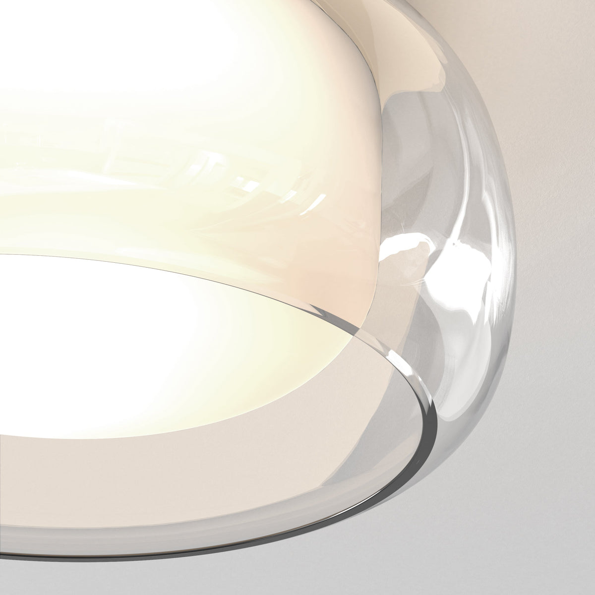Aquina 360mm IP44 Ceiling Light in Matt Black