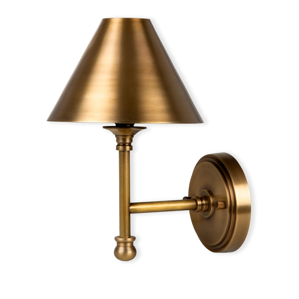 Kelmscot Single Antique Brass Light