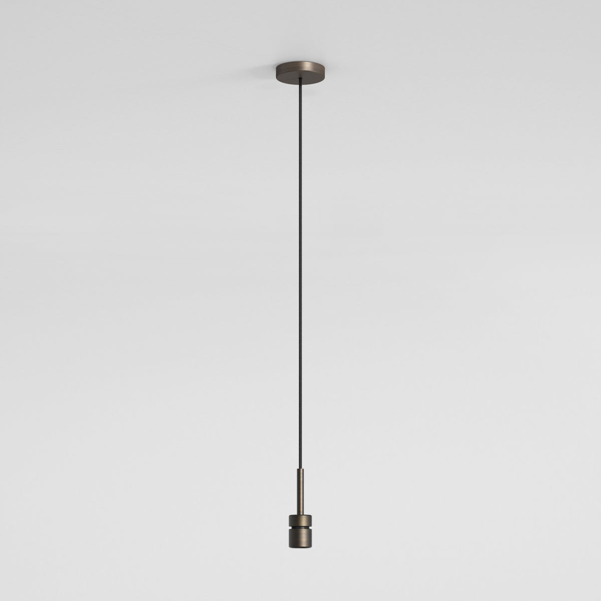 E27 Ceiling Pendant Suspension Kit In Bronze