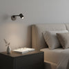 Ascoli Swing Arm Switched Spotlight Wall Light in Bronze