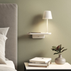 Ito Bedside Light In Matt White With Integrated Charging Dock