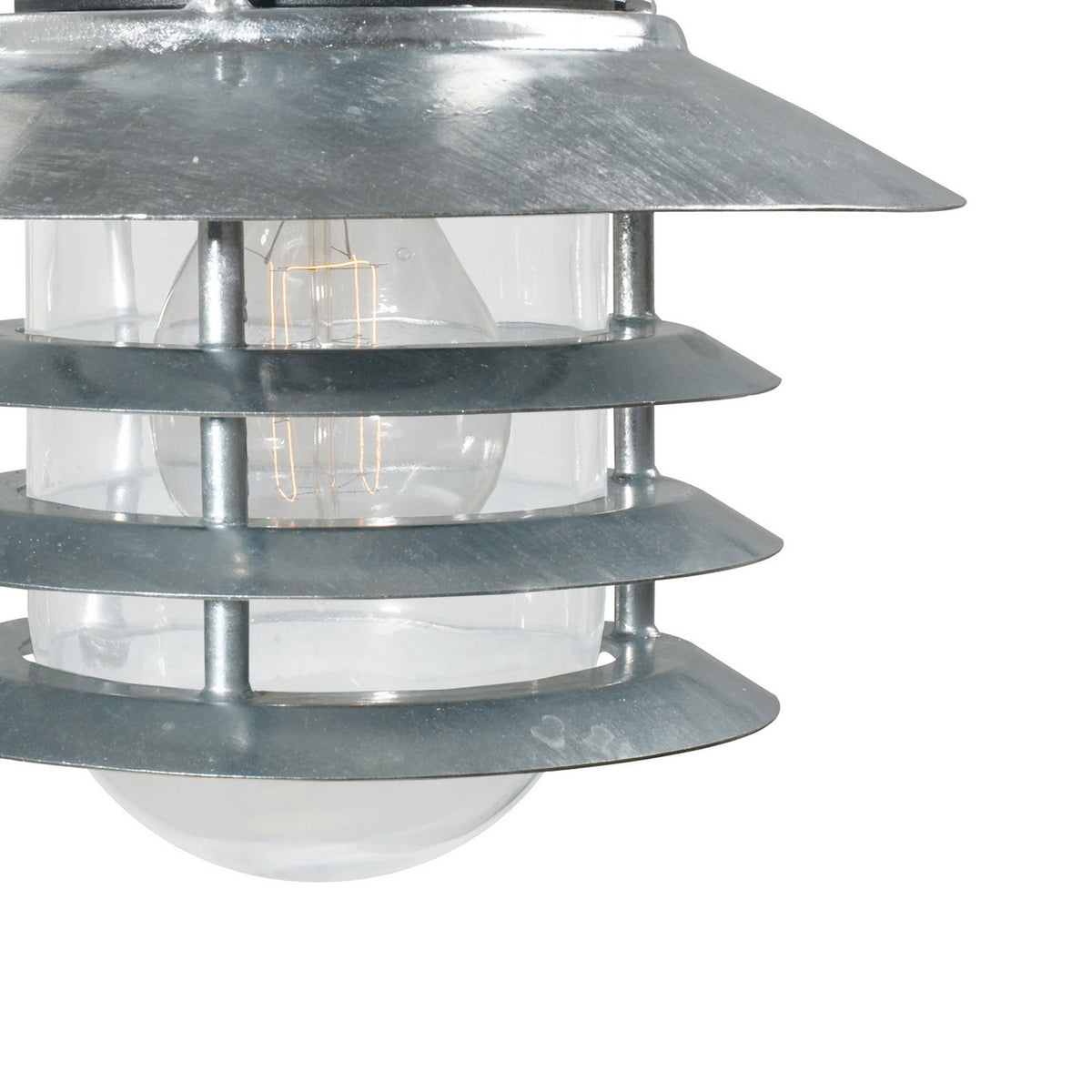 Vejers Coastal IP54 Down Galvanized Wall Light