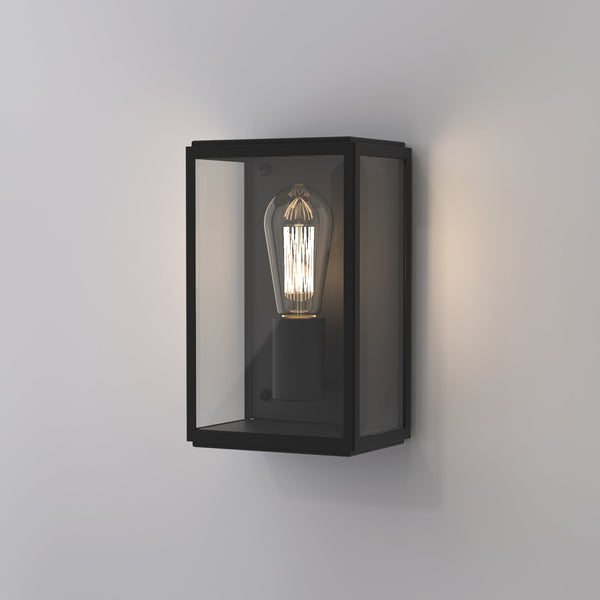 Homefield 160 Exterior IP44 Wall Light Textured Black