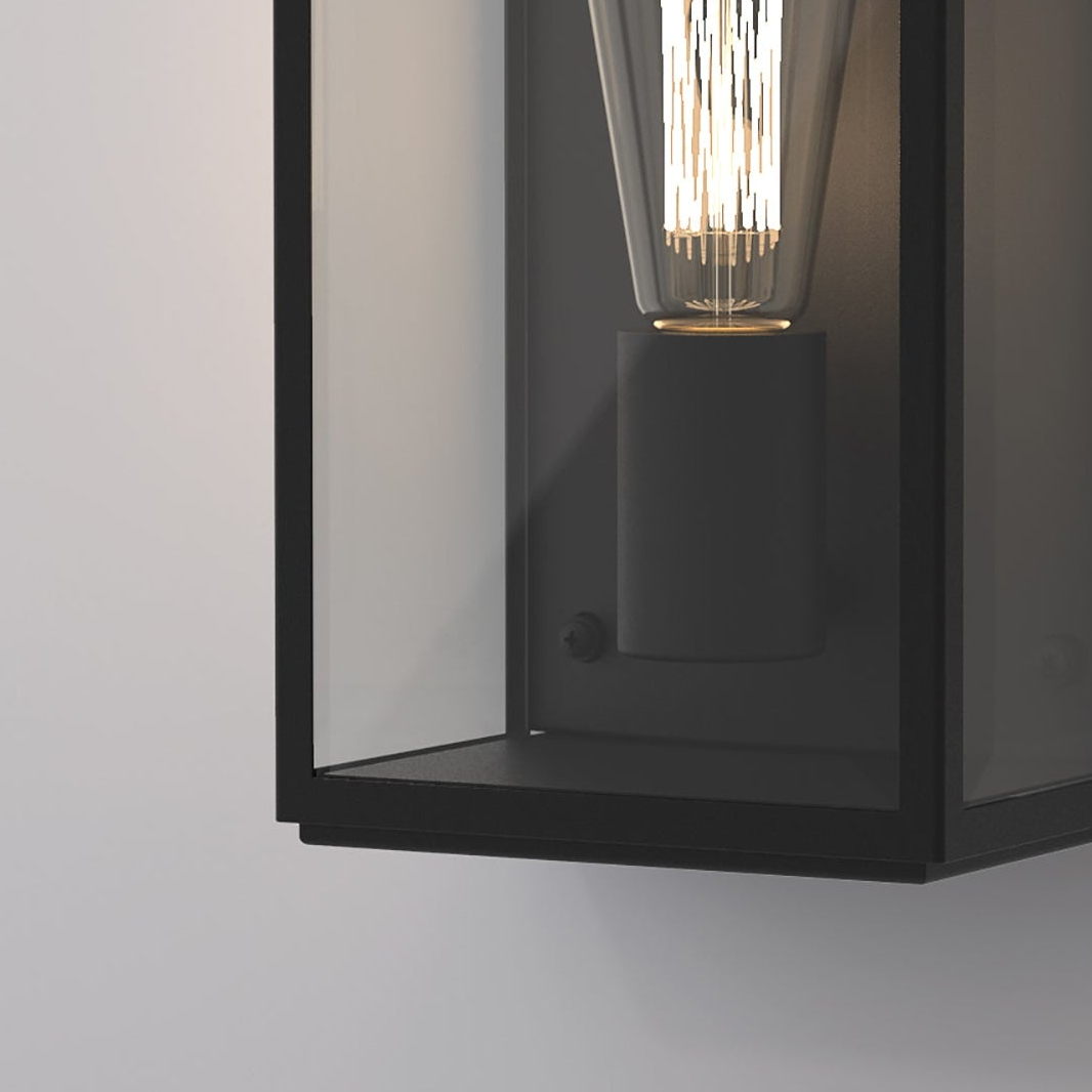 Homefield 160 Exterior IP44 Wall Light Textured Black