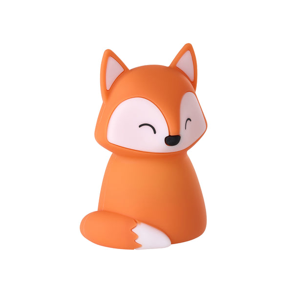 Castellino LED-RGBW Orange Fox USB Chargeable Childrens Night Light