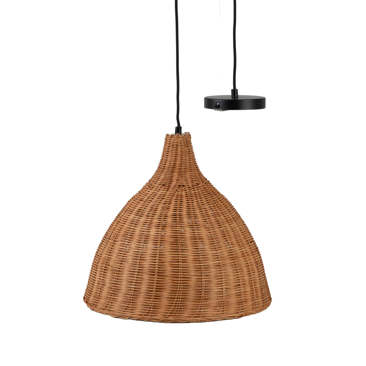 Mouldon Medium Pendant in Rattan