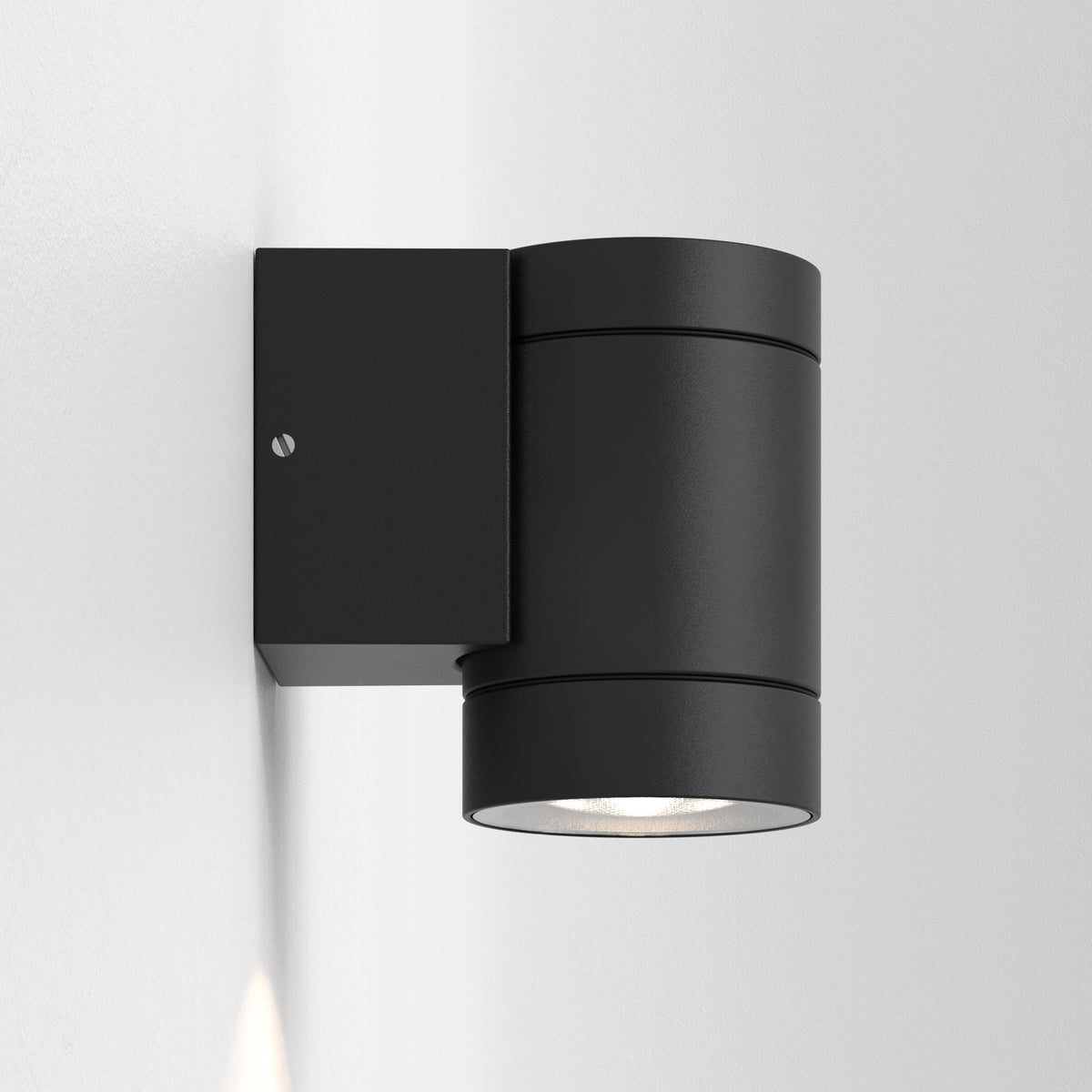 Dartmouth Single LED IP54 Exterior Wall Light in Black